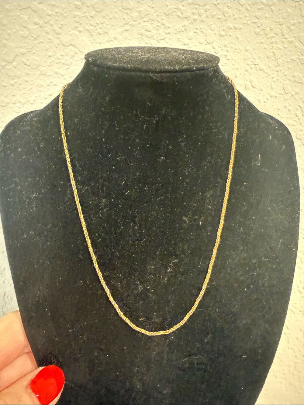 Christian Dior 18K Gold Plated Vintage Necklace